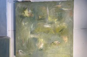 "Harboring Our Memories", Acrlic, 36x36