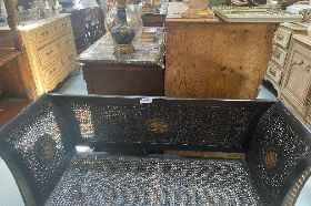 Block Cane Bench