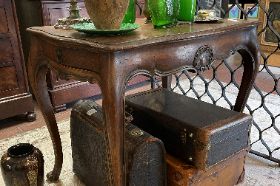 Large English Side Table 35"W x 24"D x 28"H Item#814