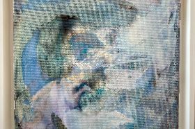 "Reliable Love 1" Artist: Rushton Waltchack 14x14 (framed) Item 55-310231414a