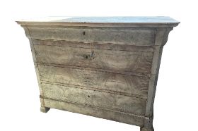 Louis Philipe Wood Top Chest, 49.5Wx22.5Dx38.5H