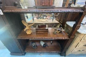 English carved 3 shelf piece, *Was $1695 now $1356 limited time only!!!!