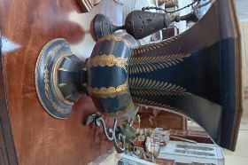 Decorative blue vase